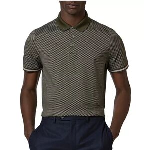 Ted Baker Green Geometric Polo Shirt
